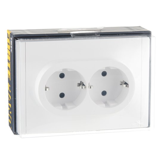 Розетка IEK Forte&Piano FP223 встраиваемая белая со шторками (FP-R24-16-1-K01)