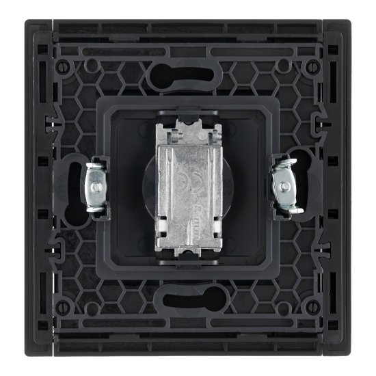 Розетка телевизионная IEK Forte&Piano FP128 встраиваемая черная (FP-A10-O-K02)