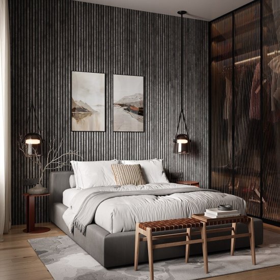 Панель акустическая 600х2750х9 мм Artiva бетон 1,65 кв.м (00-00085960)