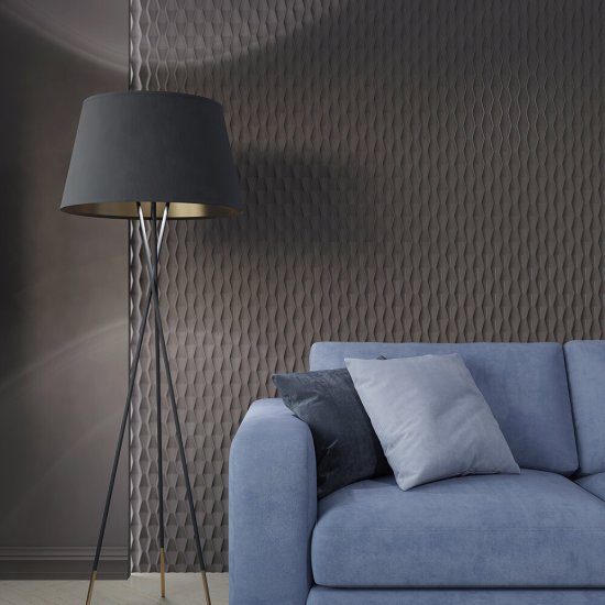 Панель декоративная из экополимера 500х500х15 мм Bello Deco Polymer СП 17 белая 0,25 кв.м