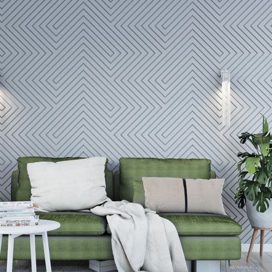Панель декоративная из экополимера 500х500х12 мм Bello Deco Polymer СП 14 белая 0,25 кв.м
