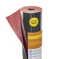 Подложка под кварцвиниловую плитку сшитый полиэтилен Corsa Deco 1,1 мм 1х10 м 10 кв.м перфорированная для теплого пола