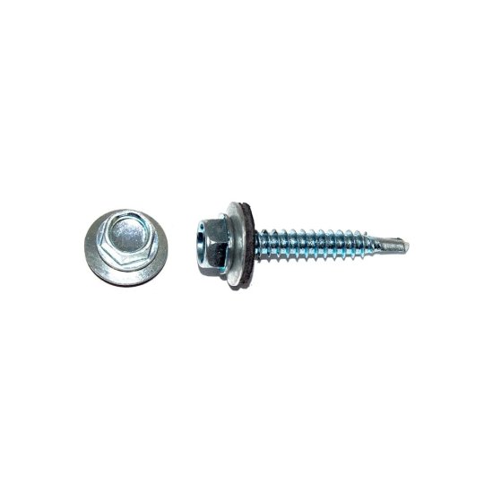 Кровельный оцинкованный саморез КРЕП-КОМП 6,3x70 К (10шт)