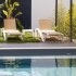 Шезлонг пластиковый Элластик-Пласт Miami белый/бежевый 1915х710х390 мм (ЭП 136918)
