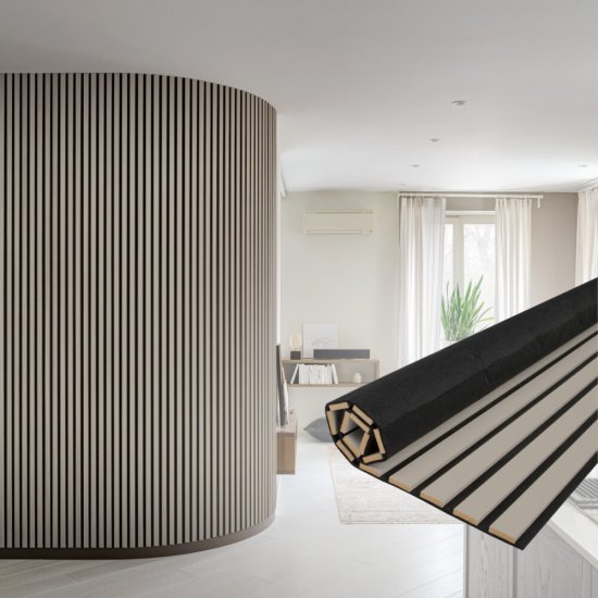 Панель акустическая 600х2780х9 мм Stella sandgrau 1,67 кв.м