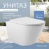 Комплект инсталляция и унитаз Tece Spring безободковый с микролифтом клавиша цвет белый