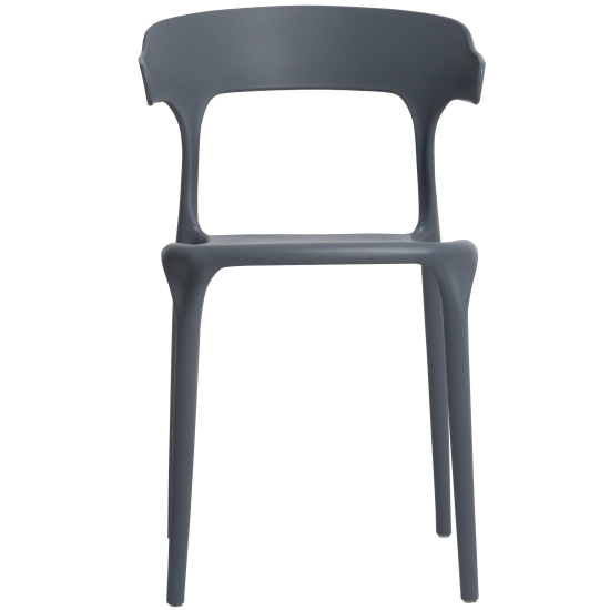 Кухонный стул Treet Roero 46.5x74x46.5 см каркас пластик спинка полипропилен цвет серый