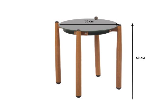 Набор садовой мебели для отдыха Garden Story Ashland GS066 металл зелено-серый диван 1 шт. кресло 2 шт. столик 2 шт.