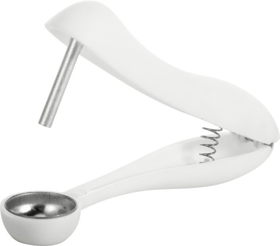 Косточковыдавливатель Mallony пластик цвет белый