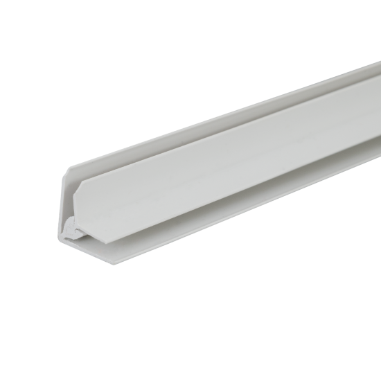 Соединительный профиль KREAFORTA ПВХ белый 20x2700 мм для панелей 4 мм