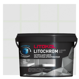 Затирка цементно-полимерная Litokol Litochrom Luxury Evo цвет LLE 376 мятный 2 кг