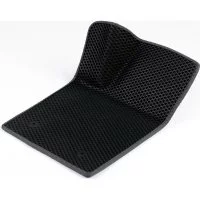 Водительский коврик для Audi Audi A6 С5 1997 - 2004 (Ауди А6 С5) ЕВА EVA без разреза Vicecar 1DL3007-темносерый