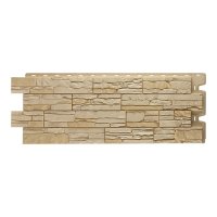 Панель фасадная Docke Stein Premium 1098х400 мм янтарная