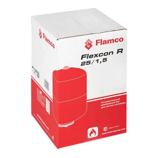 Бак расширительный Flamco Flexcon R 25/1,5 закрытого типа 6 бар 25 л (FL 16027 RU)