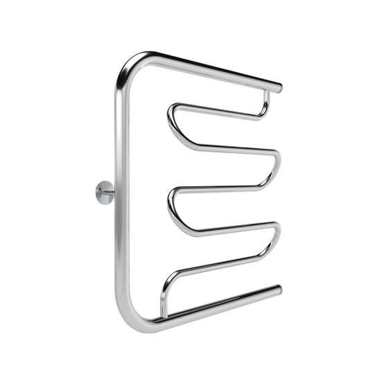 Полотенцесушитель водяной Indigo Liana 600х400 мм фокстрот с боковым подключением 500 мм хром