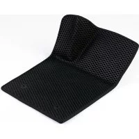 Водительский коврик для Audi Audi A6 С5 1997 - 2004 (Ауди А6 С5) ЕВА EVA без разреза Vicecar 1DL3007-черный