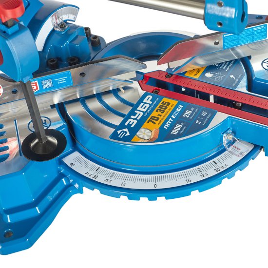 Пила торцовочная электрическая Зубр ППТ-216-П 1800 Вт 216 мм