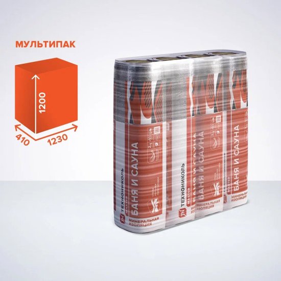 Утеплитель отражающий Технониколь Баня и сауна 50х1200х12500 мм 15 кв.м