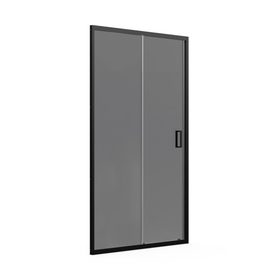Душевая дверь Domani-Spa DoorCube стекло тонированное 100х190 см профиль черный 5 мм раздвижная (DS04DCb100L0T00.Gt-Black)