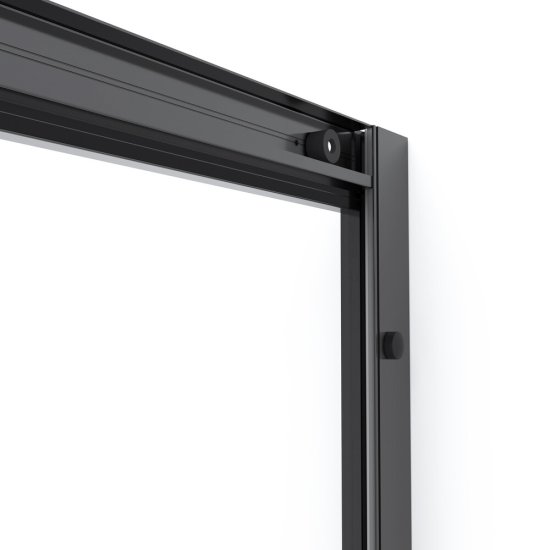 Душевая дверь Domani-Spa DoorCube стекло матовое 100х190 см профиль черный 5 мм раздвижная (DS04DCb100L0M00.Gt-Black)