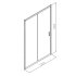 Душевая дверь Domani-Spa DoorCube стекло матовое 120х190 см профиль белый 5 мм раздвижная (DS04DCb120L0M00.W)