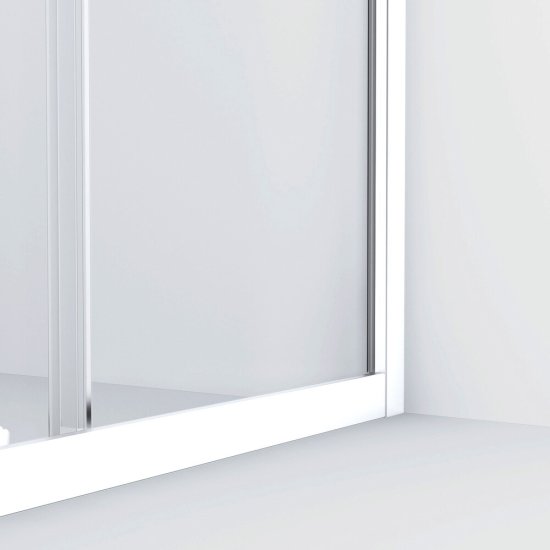 Душевая дверь Domani-Spa DoorCube стекло прозрачное 100х190 см профиль белый 5 мм раздвижная (DS04DCb100L0Cl00.W)