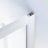 Душевая дверь Domani-Spa DoorCube стекло прозрачное 100х190 см профиль белый 5 мм раздвижная (DS04DCb100L0Cl00.W)