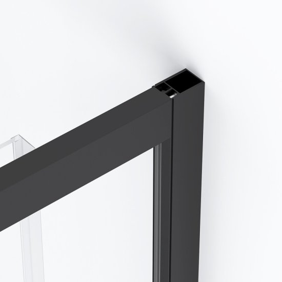 Душевая дверь Domani-Spa DoorCube стекло прозрачное 120х190 см профиль черный 5 мм раздвижная (DS04DCb120L0Cl00.Gt-Black)