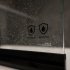 Шторка на ванну раздвижная 80х140х0,6 см профиль черный WasserKraft Dill (61S02-80)