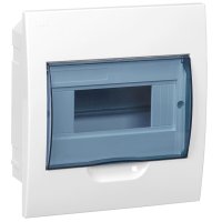 Щит распределительный встраиваемый IEK Krepta 3 ЩРВ-П-8 пластиковый IP41 222х208х87 мм прозрачная дверь