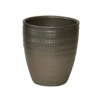 Керамическое кашпо SCHEURICH 667 Silver Gold