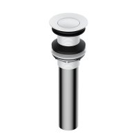 Донный клапан WasserKraft клик-клак 1 1/2 белый (A251)
