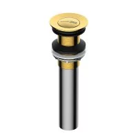Донный клапан WasserKraft клик-клак 1 1/2 золото (A253)