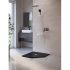 Поддон RGW Stone Tray искусственный камень 90х90х2,5 см трапеция графит низкий (16155099-02G)
