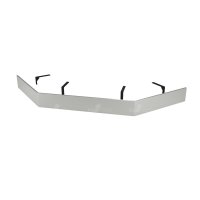 Экран для поддона RGW N/ST-61 W металл 100х100х10 см трапеция белый (50231700-01)