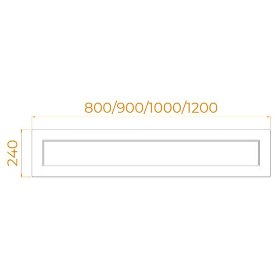 Экран для поддона RGW NА-CL-S ABS-пластик 90 см фронтальный белый (16230911-90)