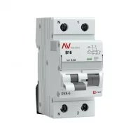 Автомат дифференциальный EKF Averes DVA-6 16А 1P+N тип AC 300 мА 6 кА (rcbo6-1pn-16B-300-ac-av)