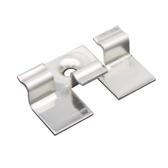 Клипса рядная монтажная Осфикс для шовного монтажа доски ДПК с саморезом нержавеющая сталь (35 шт.)