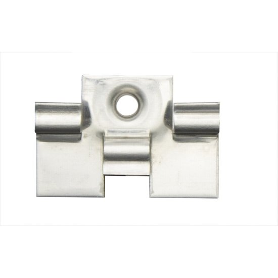 Клипса рядная монтажная Осфикс для шовного монтажа доски ДПК с саморезом нержавеющая сталь (35 шт.)