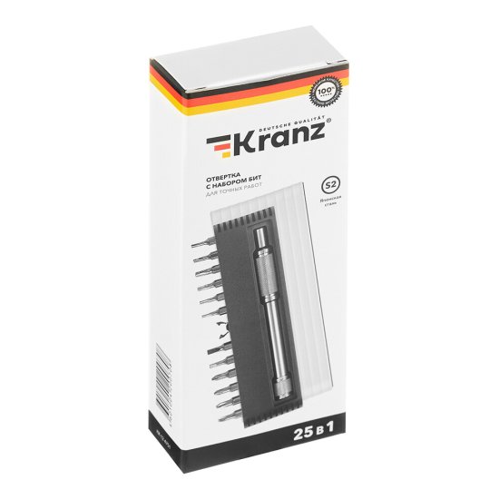 Набор отверток для точных работ Kranz RA-01 (KR-12-4751) (25 шт.)