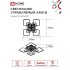 Люстра светодиодная потолочная IN HOME Elegant Aris-B 120 Вт 3000-6500К 28 кв.м (4690612035437)