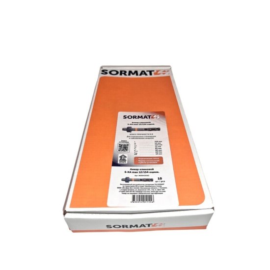 Анкер клиновой Sormat S-KA max для бетона 12х250/154 мм (10 шт.)