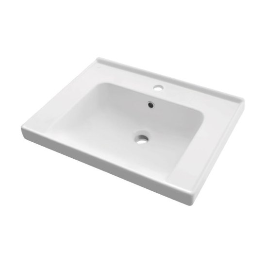 Комплект тумба с раковиной Sanstar Lanciano 60 см напольная белая (303.1-1.5.1.К)