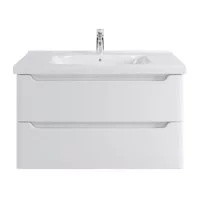Комплект тумба с раковиной Sanstar Lanciano 100 см подвесная белая (314.1-1.5.1.К)