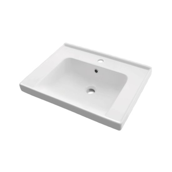 Комплект тумба с раковиной Sanstar Lanciano 60 см подвесная белая (305.1-1.5.1.К)