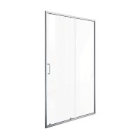 Душевая дверь Bas Lite WTW-110-C-CH стекло прозрачное 110х190 см профиль хром 5 мм раздвижная (ЛТ00007)