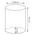 Корзина для белья WasserKraft Dill 330х580х610 мм 87,1 л светло-коричневая (WB-610-L)