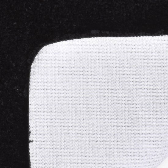 Коврик для ванной черный 90х57 см WasserKraft Kammel (BM-8316)