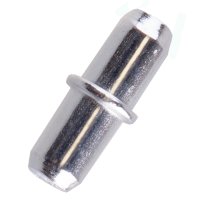 Полкодержатель 5x16 мм никель цвет серебро 20 шт.