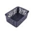 Корзина Leaves 18.6x10x25.8 см полипропилен цвет серый